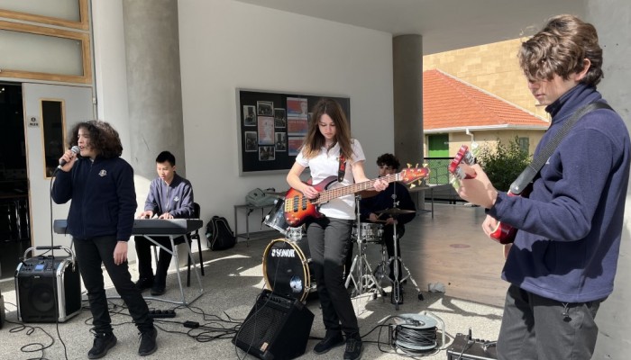 Rocking Out with Student Talent: Guns N' Roses Classics Take Center Stage at  The English School 's 